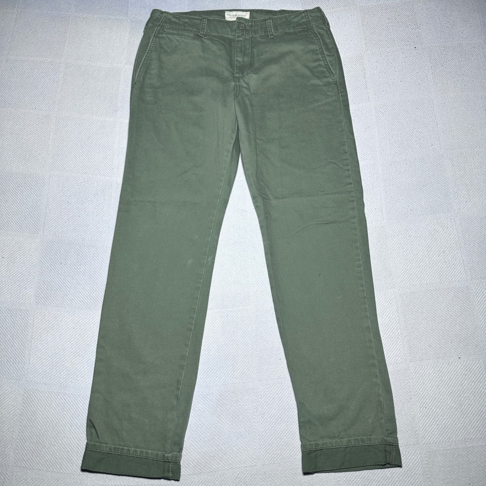 Ralph‎ Lauren Denim & Supply Chino Pants Womens 27 Straight Olive Green Military